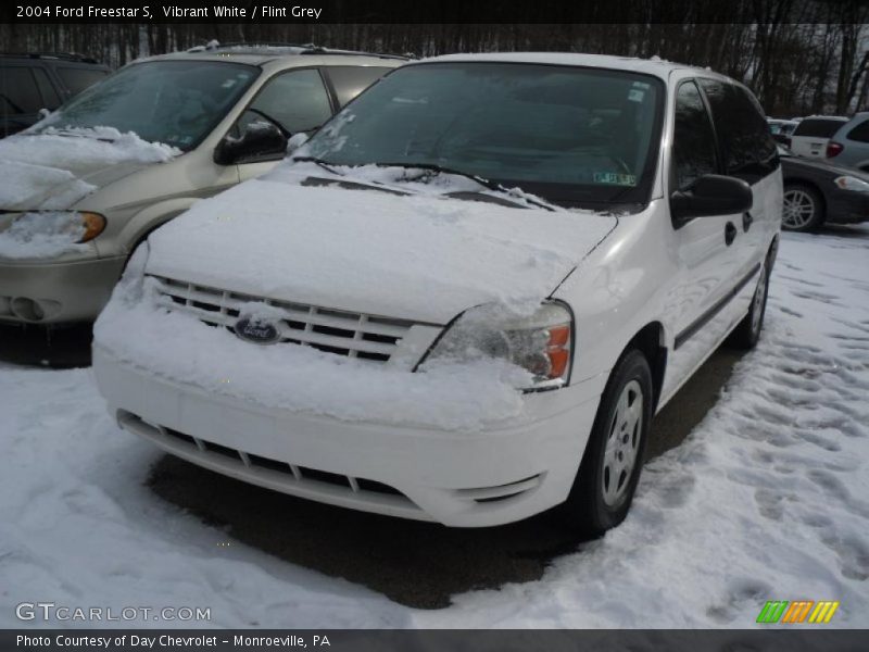 Vibrant White / Flint Grey 2004 Ford Freestar S