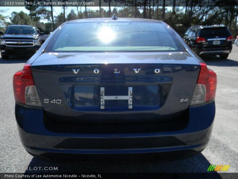 Barents Blue Metallic / Quartz 2010 Volvo S40 2.4i
