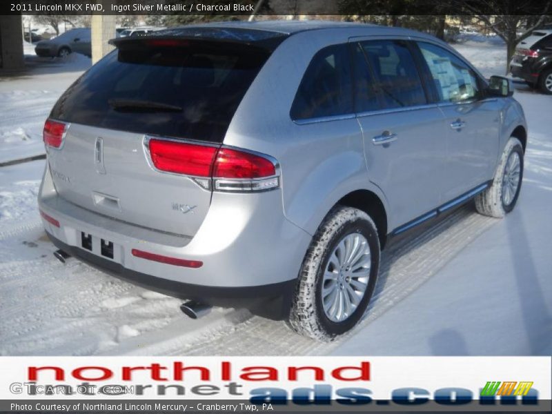 Ingot Silver Metallic / Charcoal Black 2011 Lincoln MKX FWD