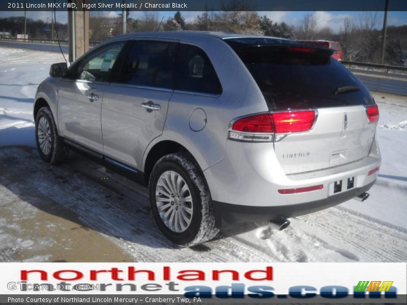 Ingot Silver Metallic / Charcoal Black 2011 Lincoln MKX FWD