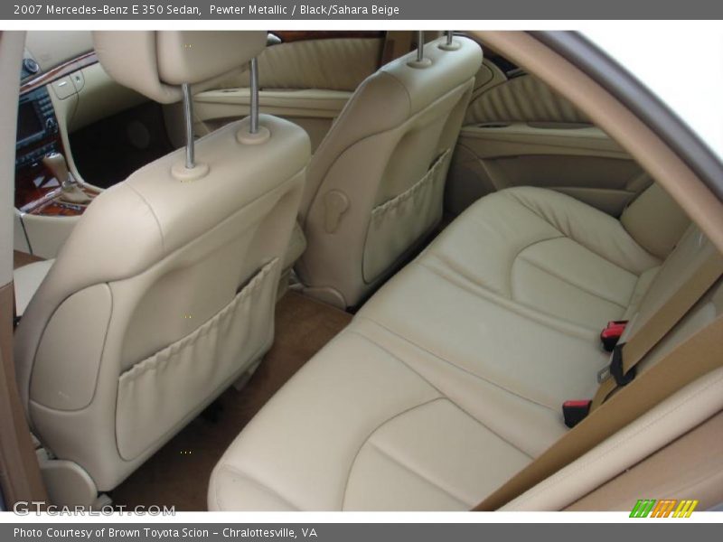 Pewter Metallic / Black/Sahara Beige 2007 Mercedes-Benz E 350 Sedan