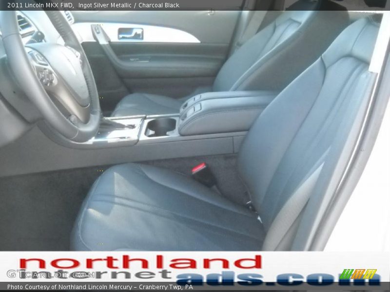 Ingot Silver Metallic / Charcoal Black 2011 Lincoln MKX FWD