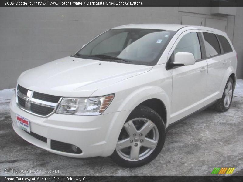 Stone White / Dark Slate Gray/Light Graystone 2009 Dodge Journey SXT AWD