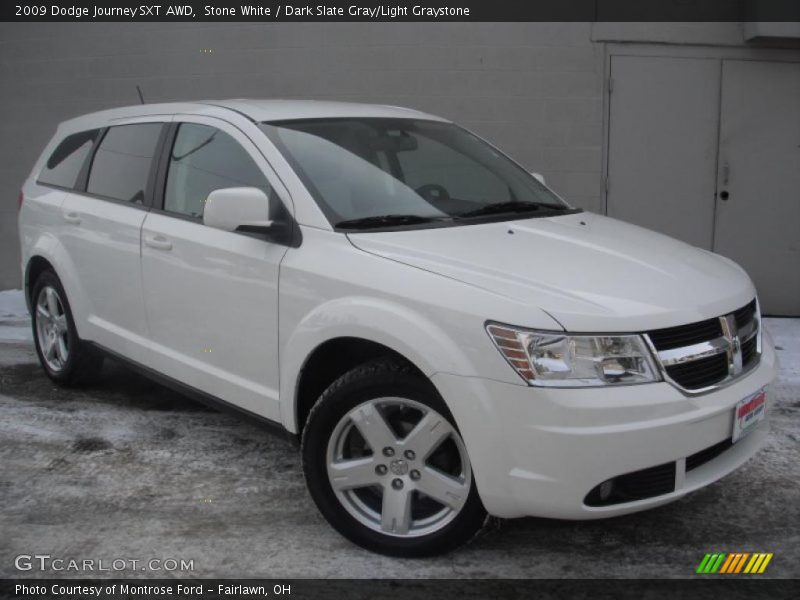 Stone White / Dark Slate Gray/Light Graystone 2009 Dodge Journey SXT AWD