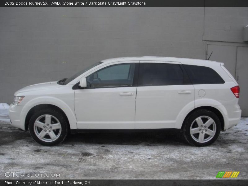 Stone White / Dark Slate Gray/Light Graystone 2009 Dodge Journey SXT AWD