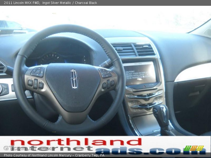 Ingot Silver Metallic / Charcoal Black 2011 Lincoln MKX FWD