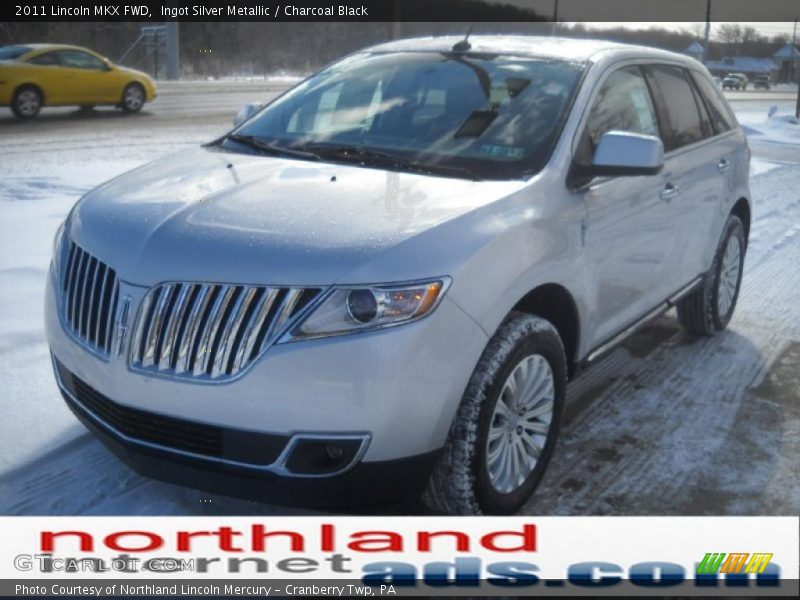 Ingot Silver Metallic / Charcoal Black 2011 Lincoln MKX FWD