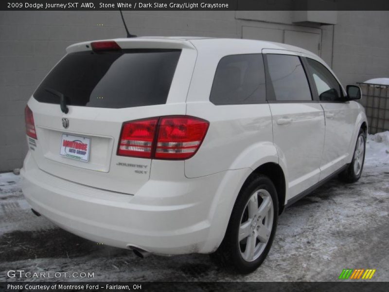Stone White / Dark Slate Gray/Light Graystone 2009 Dodge Journey SXT AWD