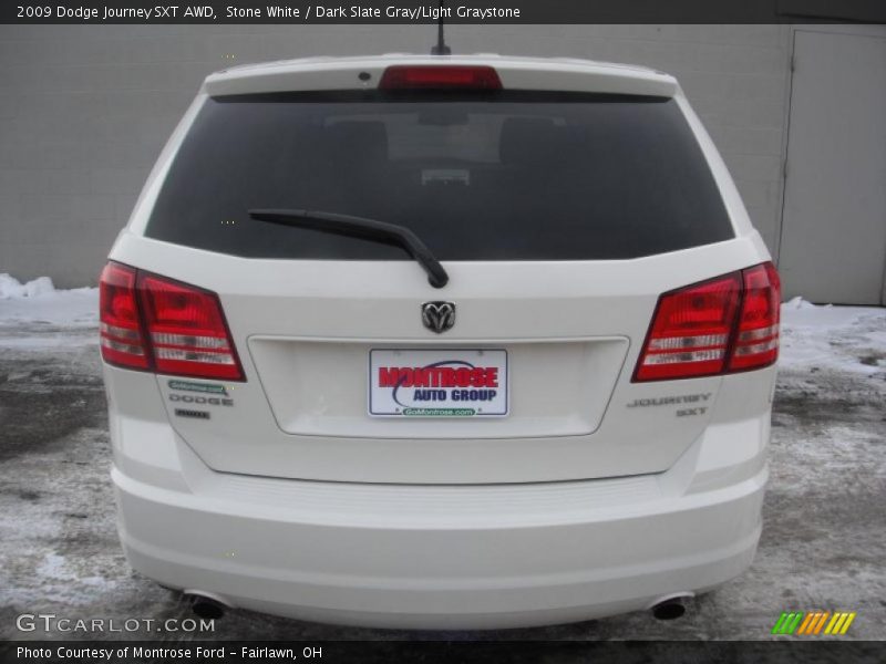 Stone White / Dark Slate Gray/Light Graystone 2009 Dodge Journey SXT AWD