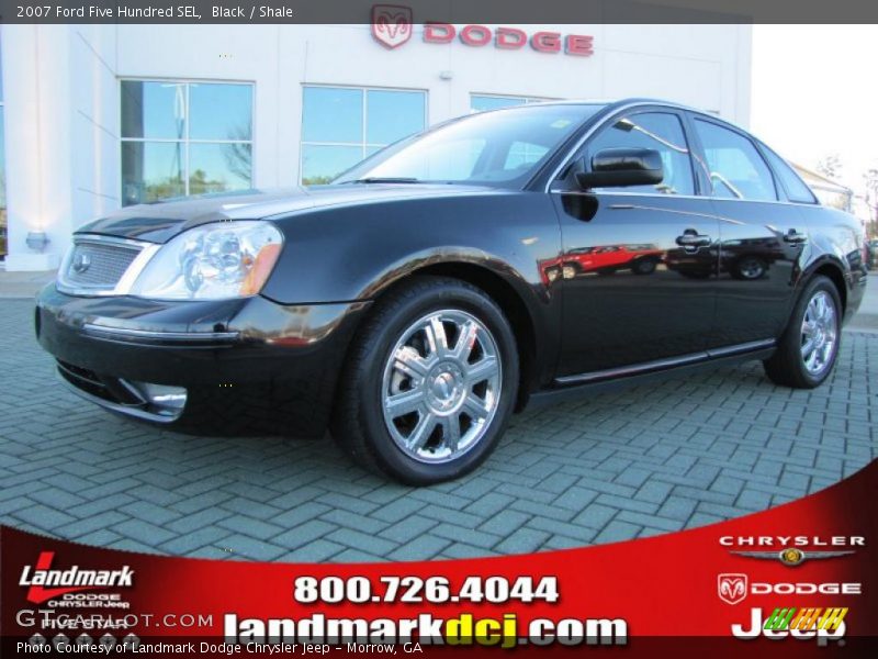 Black / Shale 2007 Ford Five Hundred SEL