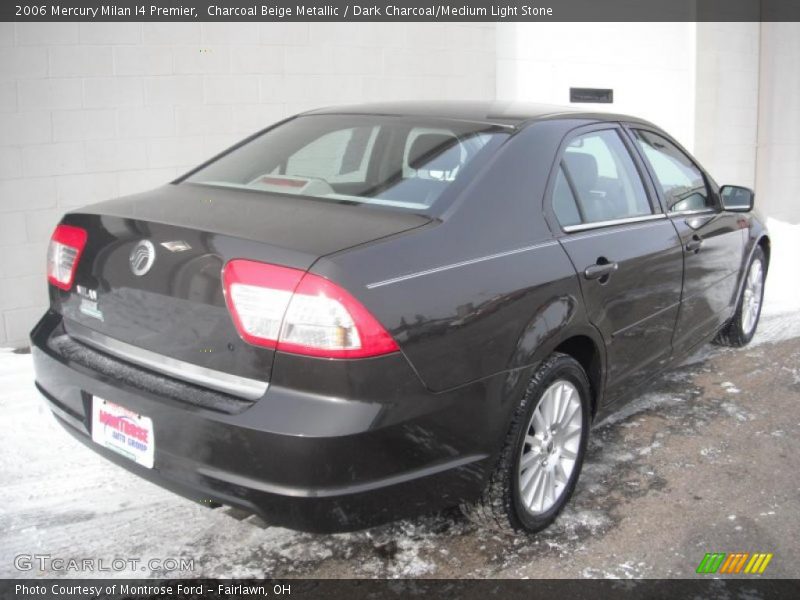 Charcoal Beige Metallic / Dark Charcoal/Medium Light Stone 2006 Mercury Milan I4 Premier