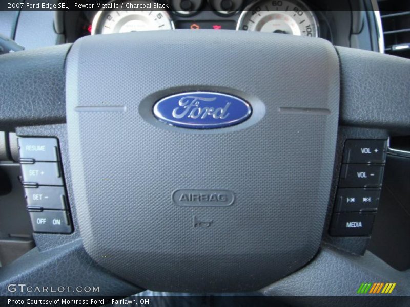 Pewter Metallic / Charcoal Black 2007 Ford Edge SEL