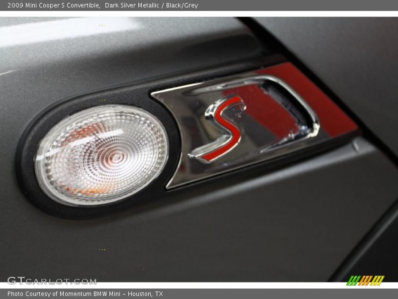 Dark Silver Metallic / Black/Grey 2009 Mini Cooper S Convertible