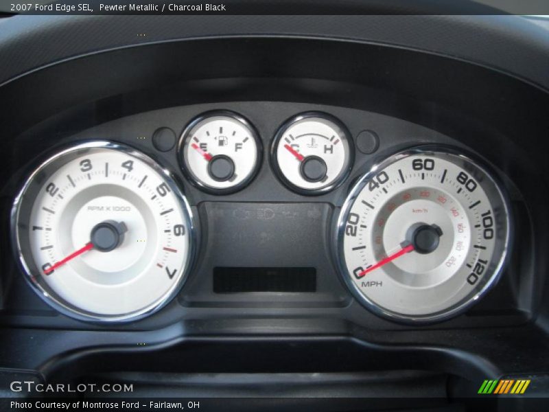 Pewter Metallic / Charcoal Black 2007 Ford Edge SEL