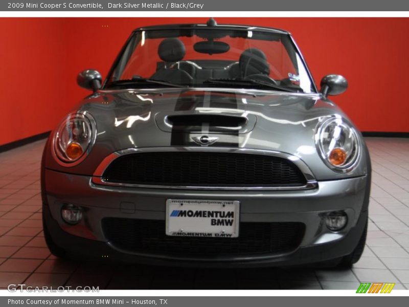 Dark Silver Metallic / Black/Grey 2009 Mini Cooper S Convertible