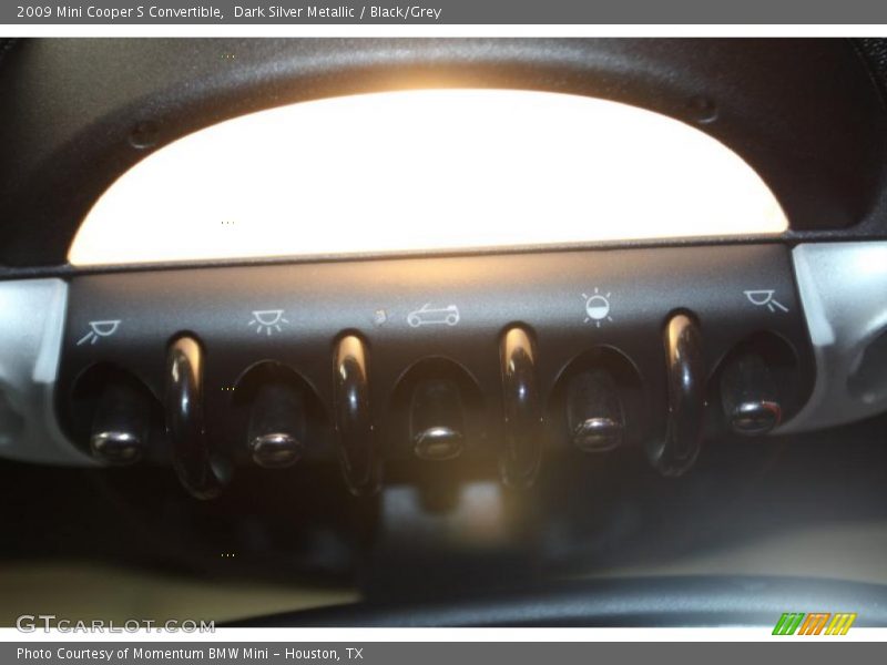 Dark Silver Metallic / Black/Grey 2009 Mini Cooper S Convertible