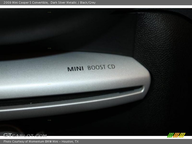 Dark Silver Metallic / Black/Grey 2009 Mini Cooper S Convertible