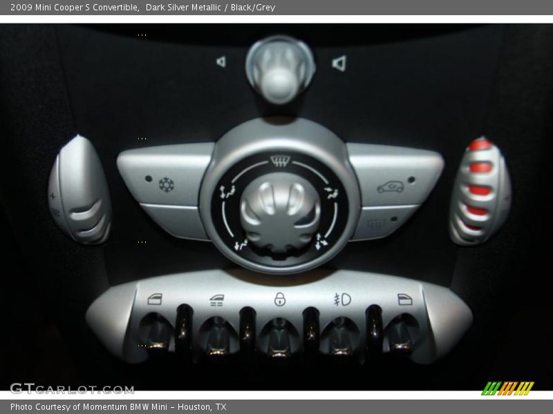 Dark Silver Metallic / Black/Grey 2009 Mini Cooper S Convertible