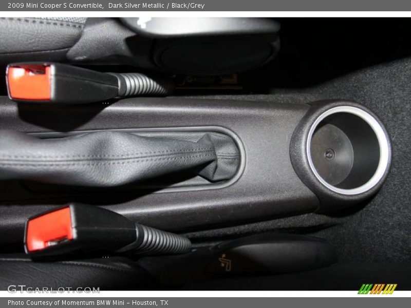 Dark Silver Metallic / Black/Grey 2009 Mini Cooper S Convertible