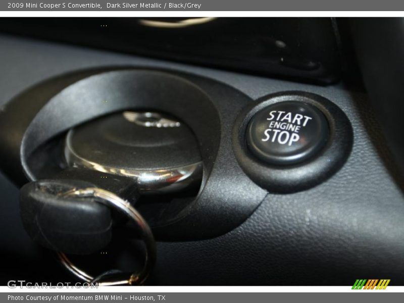 Dark Silver Metallic / Black/Grey 2009 Mini Cooper S Convertible