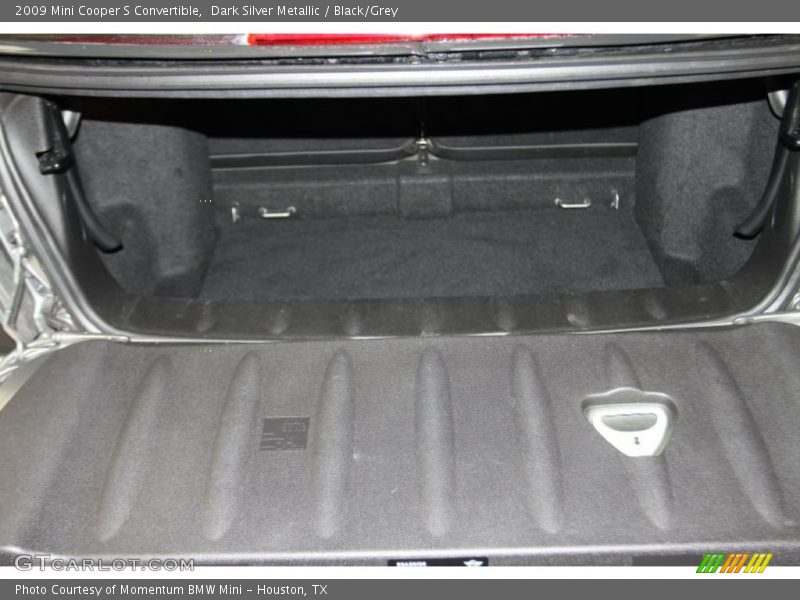 Dark Silver Metallic / Black/Grey 2009 Mini Cooper S Convertible