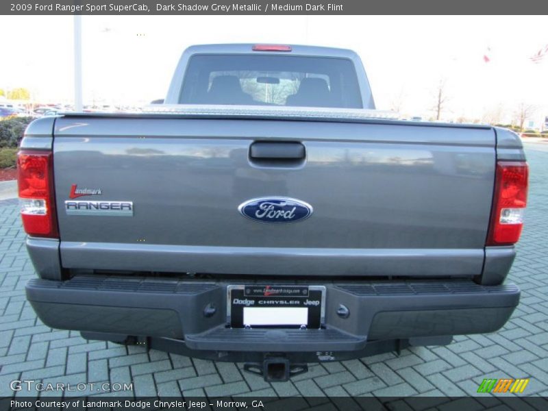 Dark Shadow Grey Metallic / Medium Dark Flint 2009 Ford Ranger Sport SuperCab