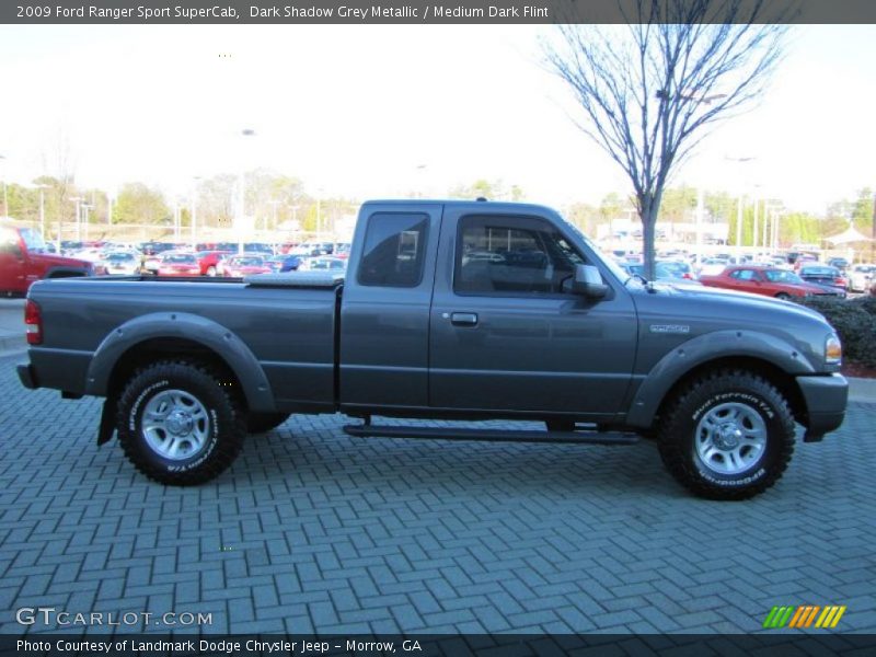 Dark Shadow Grey Metallic / Medium Dark Flint 2009 Ford Ranger Sport SuperCab