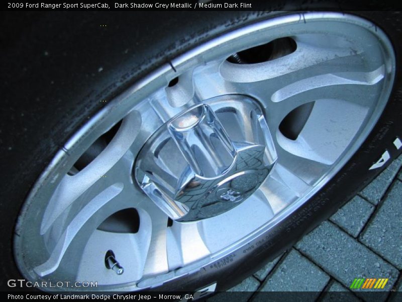 Dark Shadow Grey Metallic / Medium Dark Flint 2009 Ford Ranger Sport SuperCab