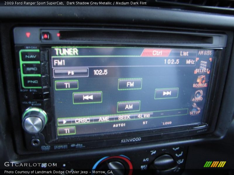 Dark Shadow Grey Metallic / Medium Dark Flint 2009 Ford Ranger Sport SuperCab