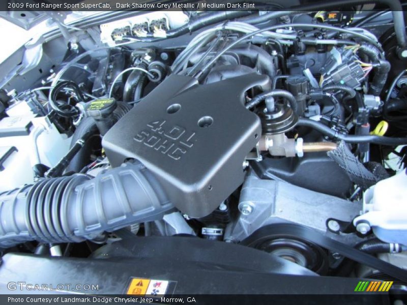  2009 Ranger Sport SuperCab Engine - 4.0 Liter SOHC 12-Valve V6