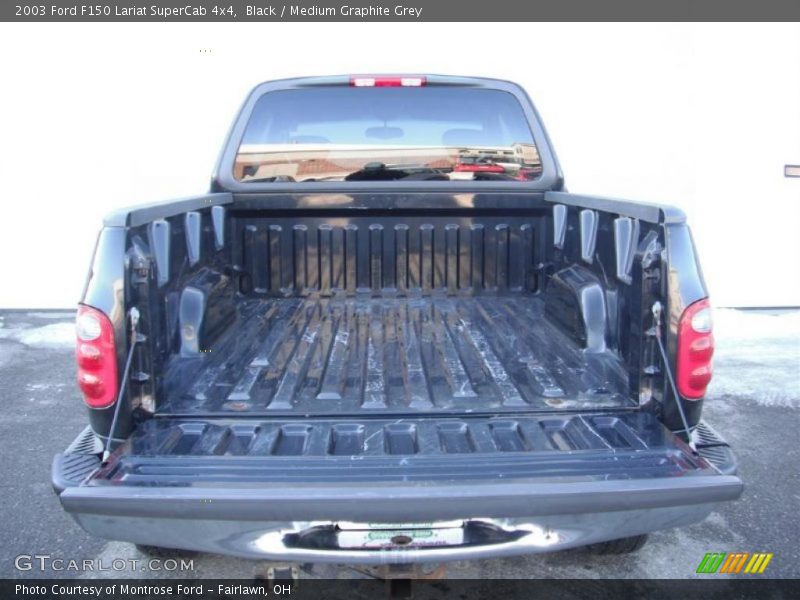 Black / Medium Graphite Grey 2003 Ford F150 Lariat SuperCab 4x4