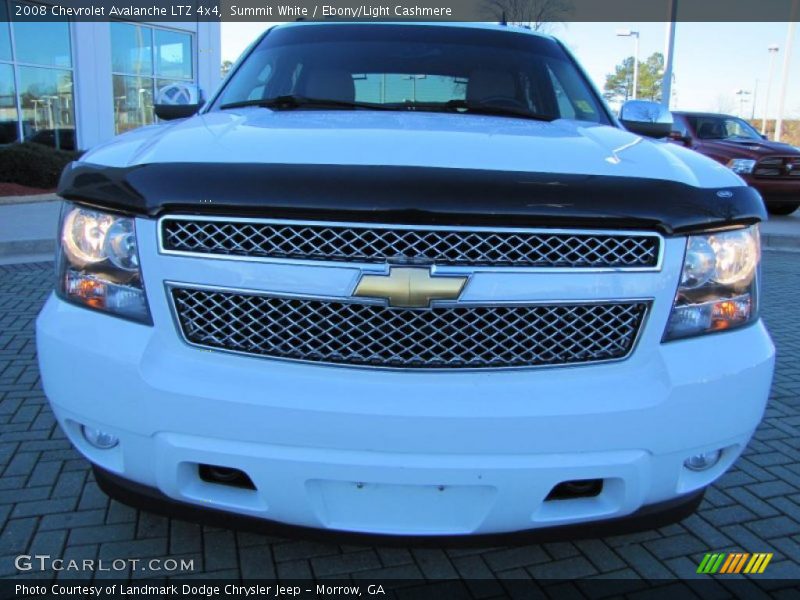 Summit White / Ebony/Light Cashmere 2008 Chevrolet Avalanche LTZ 4x4