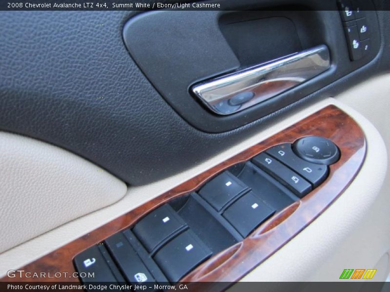 Summit White / Ebony/Light Cashmere 2008 Chevrolet Avalanche LTZ 4x4