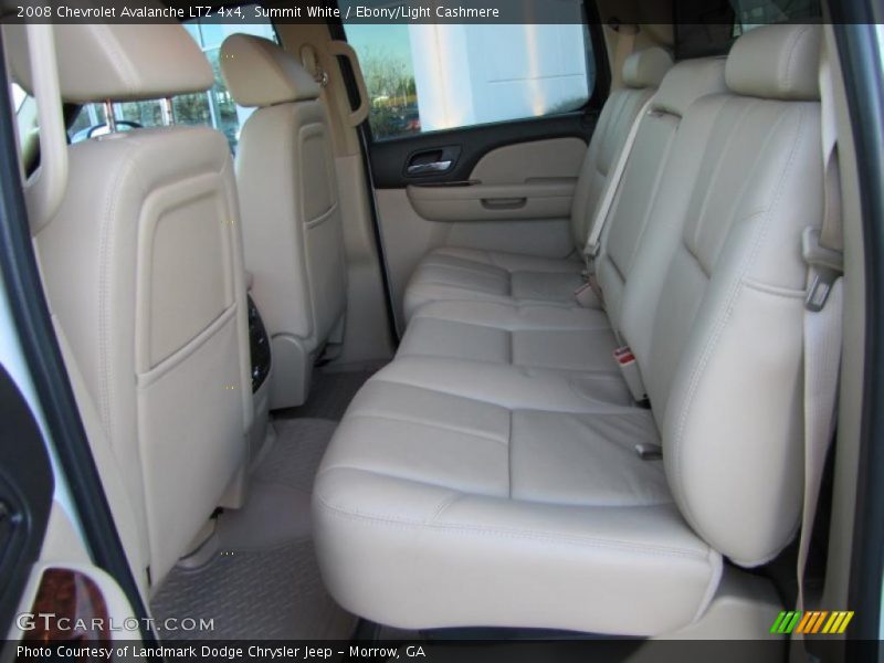 Summit White / Ebony/Light Cashmere 2008 Chevrolet Avalanche LTZ 4x4