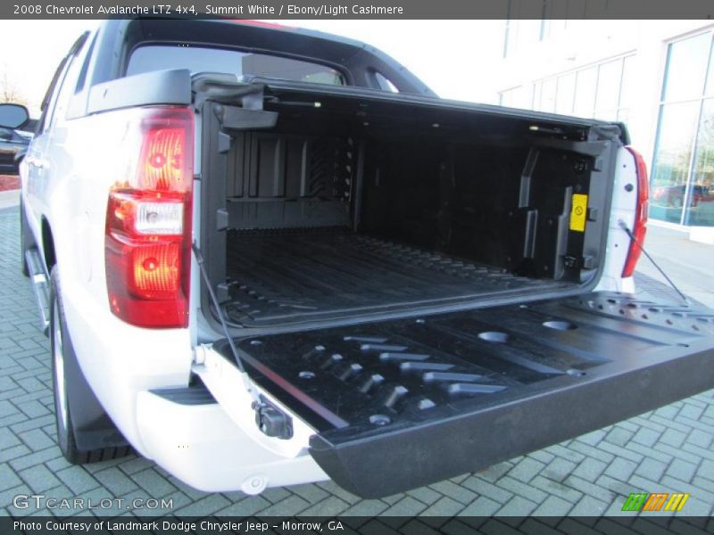 Summit White / Ebony/Light Cashmere 2008 Chevrolet Avalanche LTZ 4x4