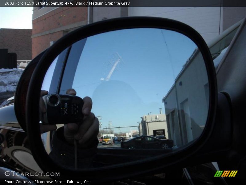 Black / Medium Graphite Grey 2003 Ford F150 Lariat SuperCab 4x4