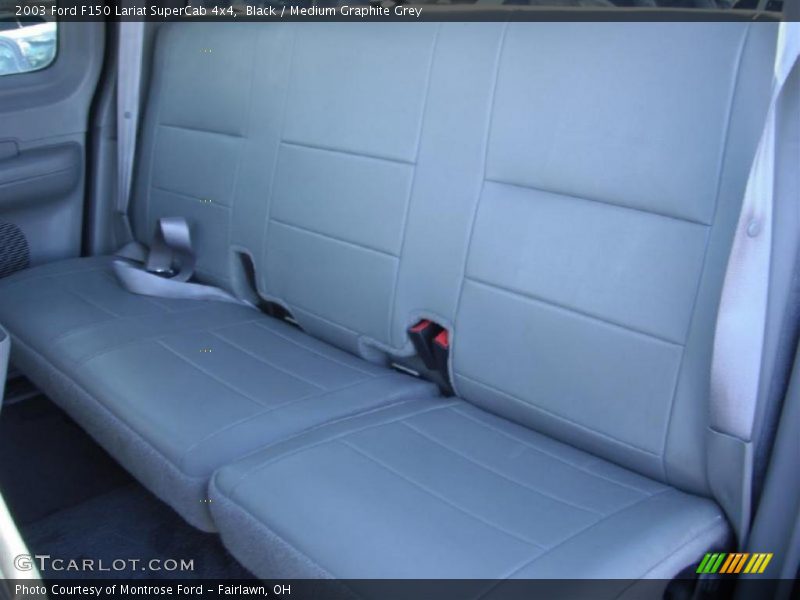 Black / Medium Graphite Grey 2003 Ford F150 Lariat SuperCab 4x4
