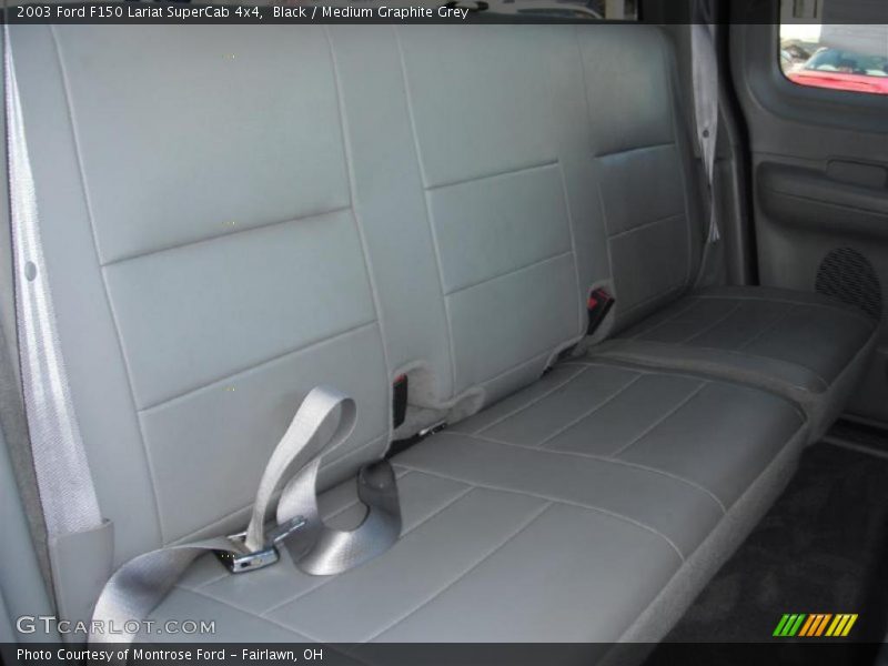 Black / Medium Graphite Grey 2003 Ford F150 Lariat SuperCab 4x4