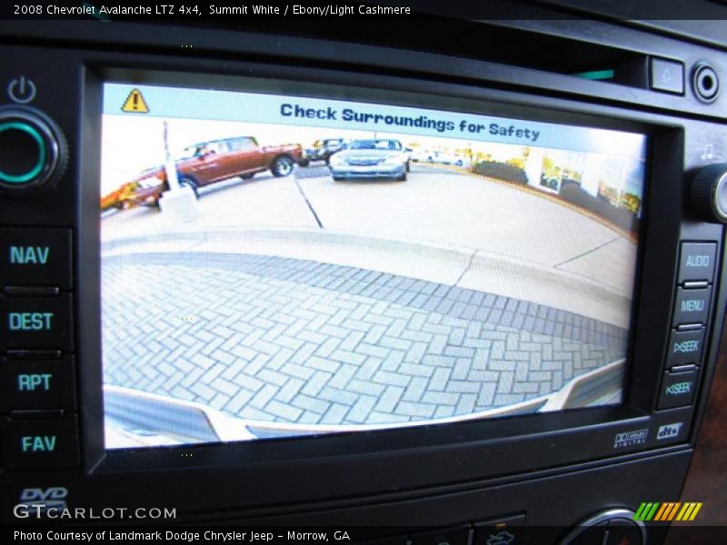 Summit White / Ebony/Light Cashmere 2008 Chevrolet Avalanche LTZ 4x4
