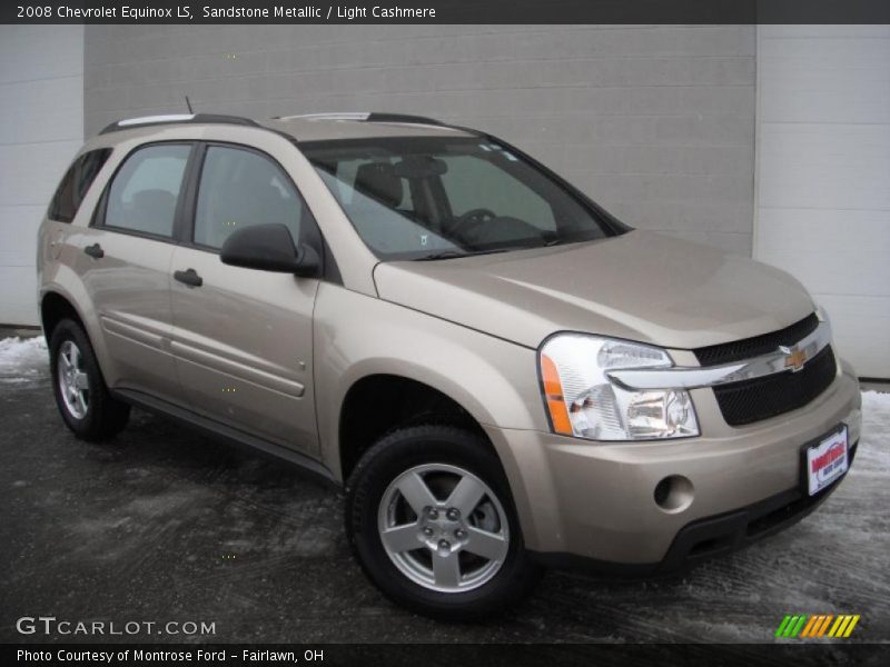 Sandstone Metallic / Light Cashmere 2008 Chevrolet Equinox LS