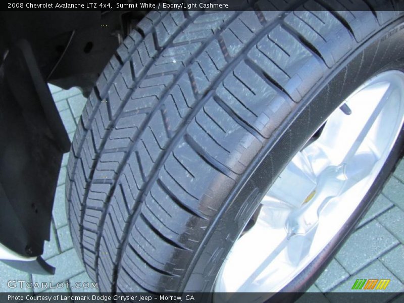 Summit White / Ebony/Light Cashmere 2008 Chevrolet Avalanche LTZ 4x4