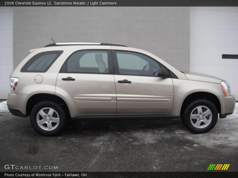 Sandstone Metallic / Light Cashmere 2008 Chevrolet Equinox LS