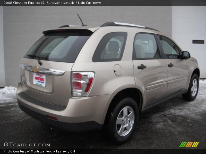 Sandstone Metallic / Light Cashmere 2008 Chevrolet Equinox LS