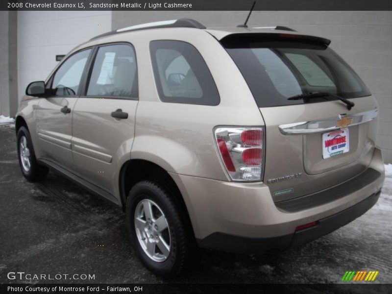 Sandstone Metallic / Light Cashmere 2008 Chevrolet Equinox LS