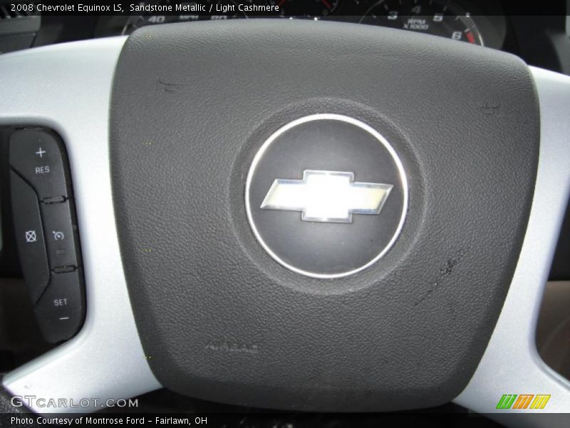 Sandstone Metallic / Light Cashmere 2008 Chevrolet Equinox LS