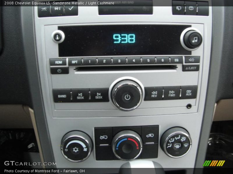 Sandstone Metallic / Light Cashmere 2008 Chevrolet Equinox LS