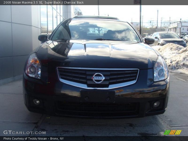 Super Black / Charcoal Black 2008 Nissan Maxima 3.5 SE
