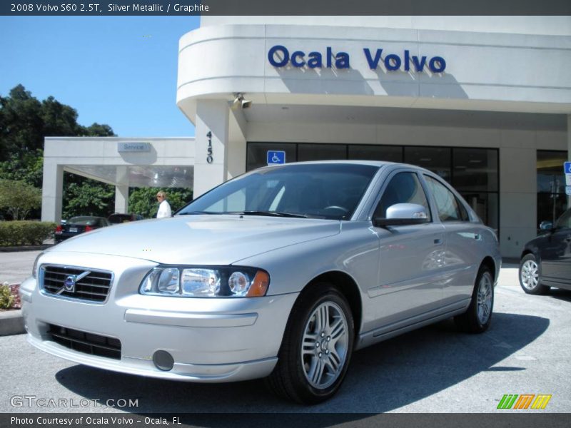 Silver Metallic / Graphite 2008 Volvo S60 2.5T