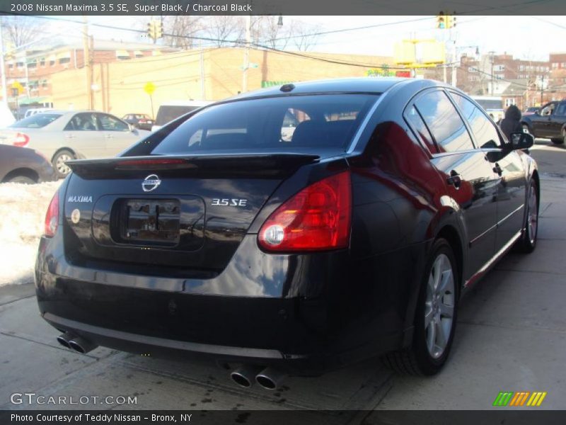 Super Black / Charcoal Black 2008 Nissan Maxima 3.5 SE