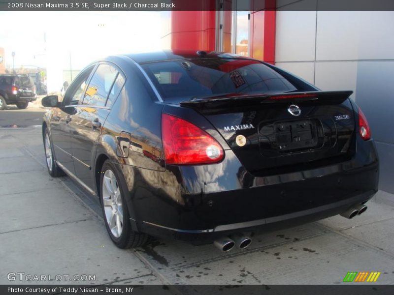 Super Black / Charcoal Black 2008 Nissan Maxima 3.5 SE